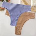 2Pcs/Set Sexy Thong Panties Women'S Underwear G-String Female Underpants Seamless Briefs Intimates Sexy Lingerie T-Back Pantys
