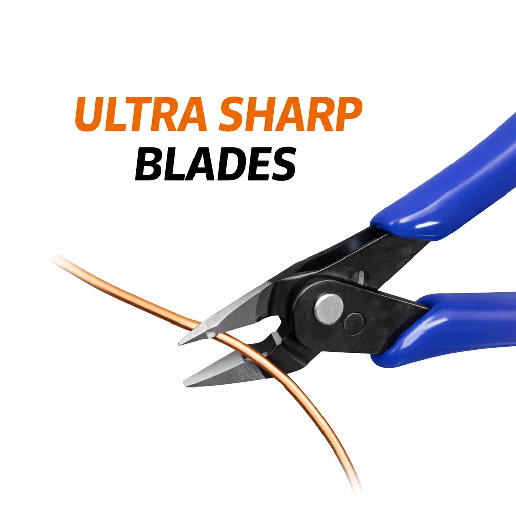 Precision Wire Cutter and Side Nippers for DIY Electronic Repairs - Durable Hand Tools for Hobby Craft Applications