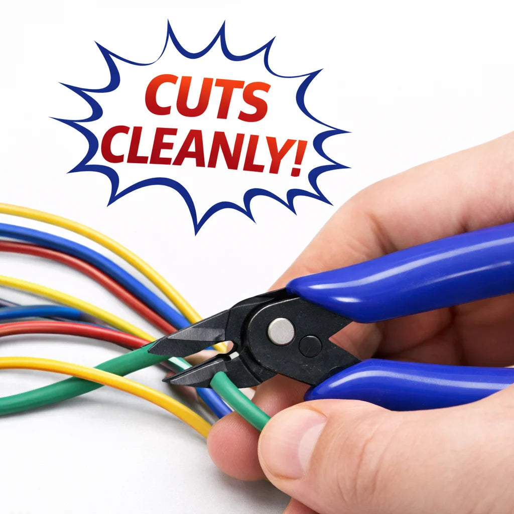 Precision Wire Cutter and Side Nippers for DIY Electronic Repairs - Durable Hand Tools for Hobby Craft Applications