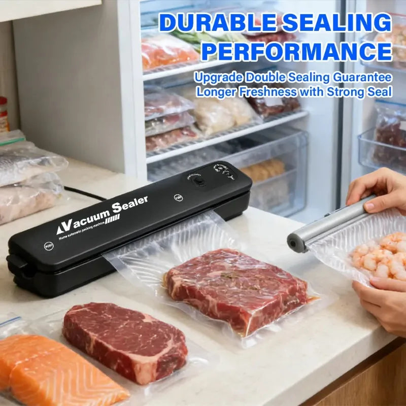 Mini Vacuum Sealer for Home Kitchen, Portable Food Saver Vacuum Packing Machine with Bags